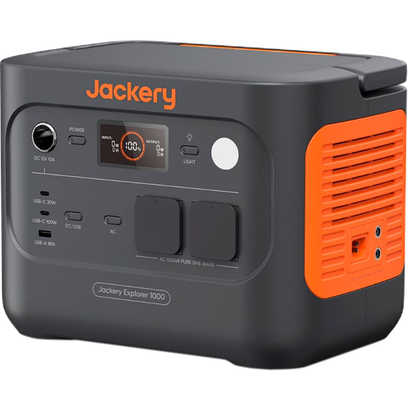 Зарядна станція JACKERY Explorer 1000 V2 1070Wh/1500W Спосіб заряджання від автомобільної зарядки