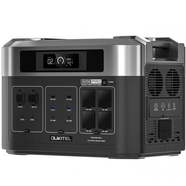 Зарядная станция OUKITEL BP2000E PRO 3600 Вт Способ зарядки от сети