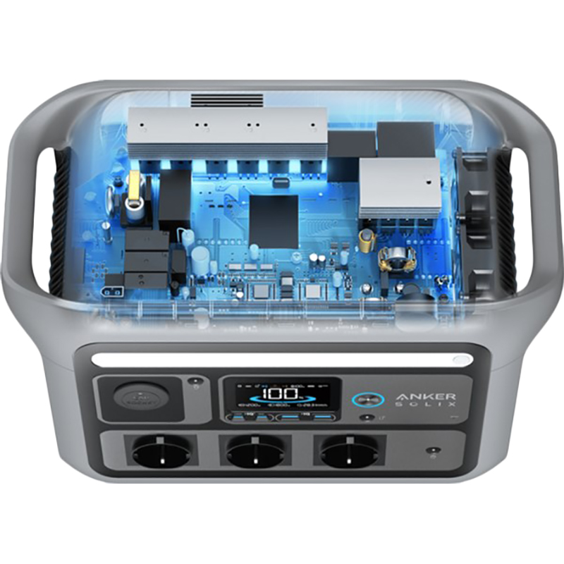 Зарядная станция ANKER SOLIX C800 Plus (A17543Z1) Способ зарядки от автомобильной зарядки