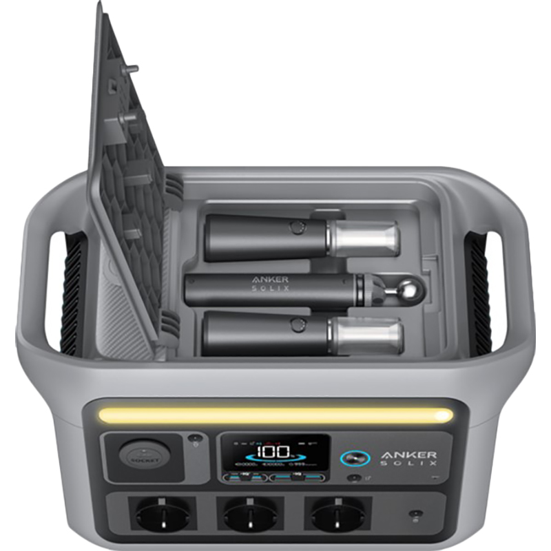 Зарядная станция ANKER SOLIX C800 Plus (A17543Z1) Способ зарядки от солнечной батареи
