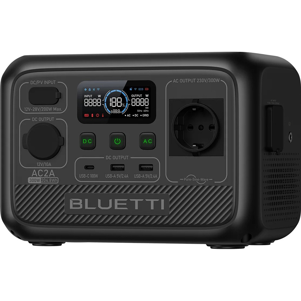 Зарядна станція BLUETTI AC2A Спосіб заряджання від мережі