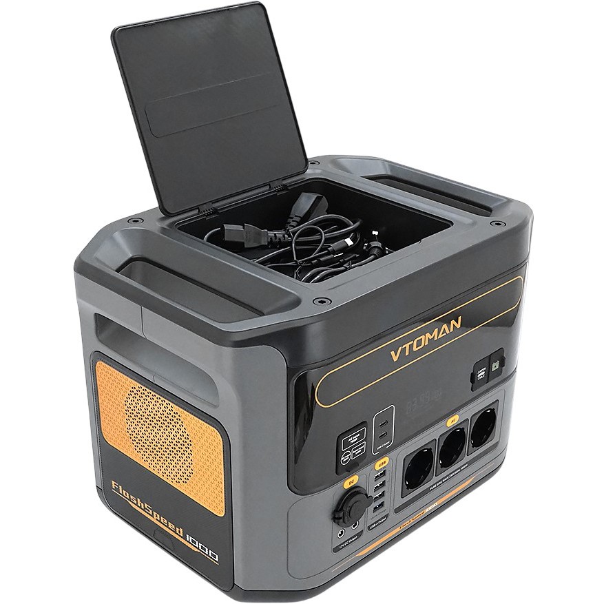 Зарядная станция VTOMAN FlashSpeed 1000 PB-85 (DE-FS1000-B) Способ зарядки от автомобильной зарядки