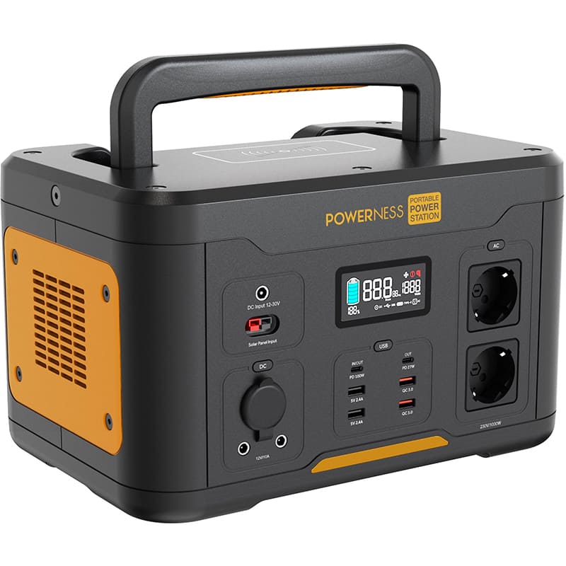 Зарядна станція POWERNESS Hiker U1000B Спосіб заряджання від сонячної батареї