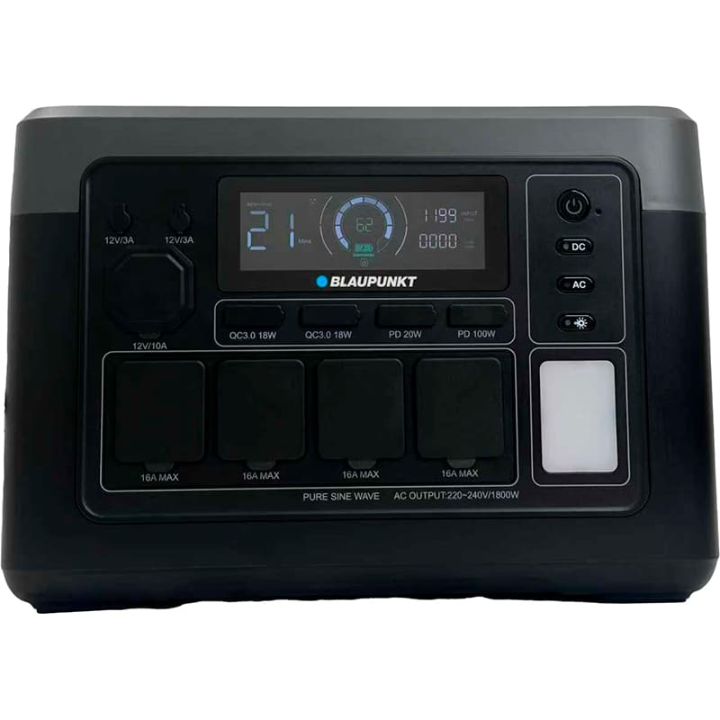 Зарядна станція BLAUPUNKT BPPS1000A Спосіб заряджання від сонячної батареї