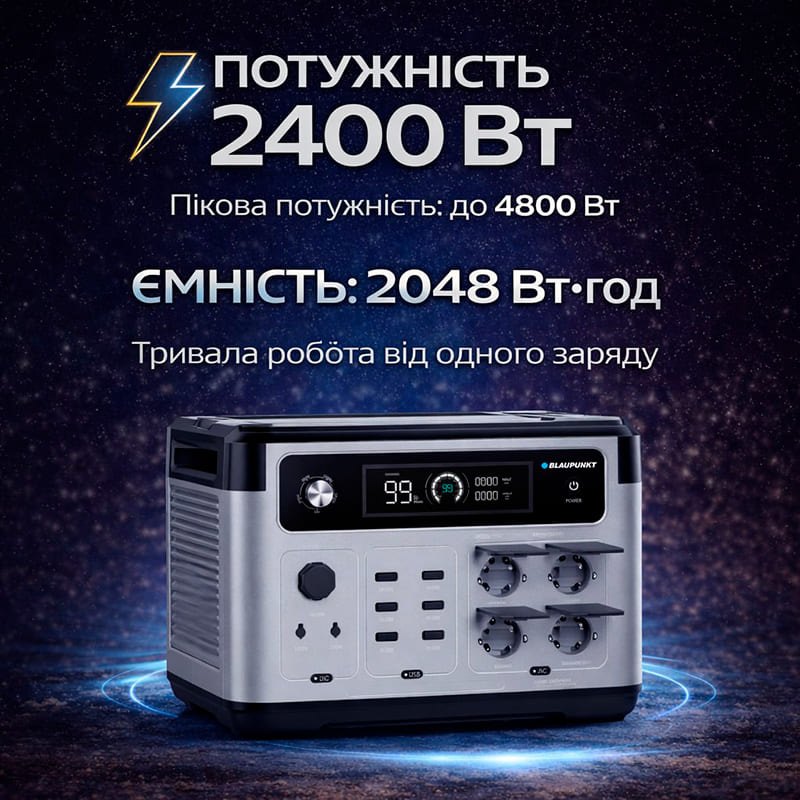 В Україні Зарядна станція BLAUPUNKT BPPS2000A