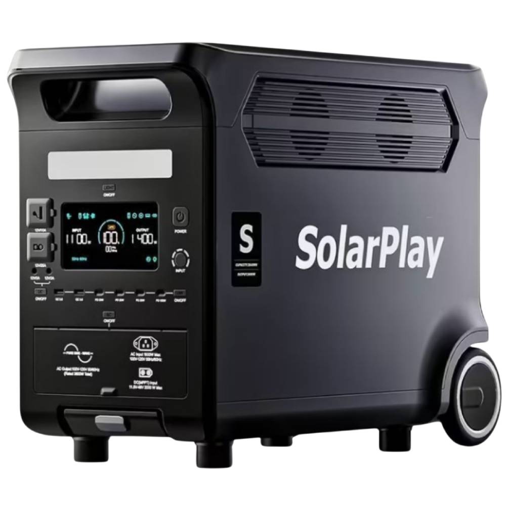Зарядна станція SOLARPLAY Q3600 3600W/3840Wh Black (714971)
