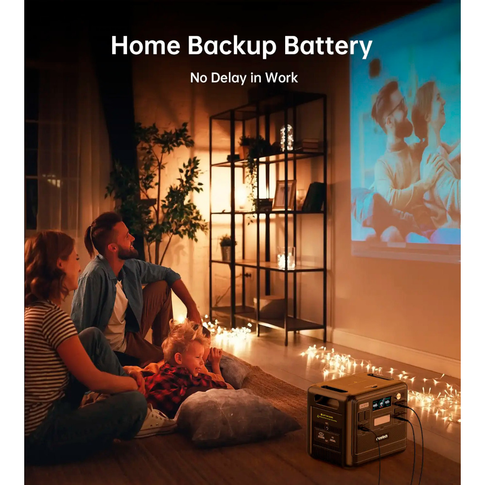 В Україні Зарядна станція CHOETECH 2400W PS Wifi+Bt 2048Wh (BS008-BQB)