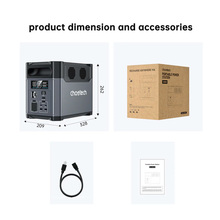 Зарядная станция CHOETECH 1200W PS Wifi+Bt 1024Wh (BS061-BQB)