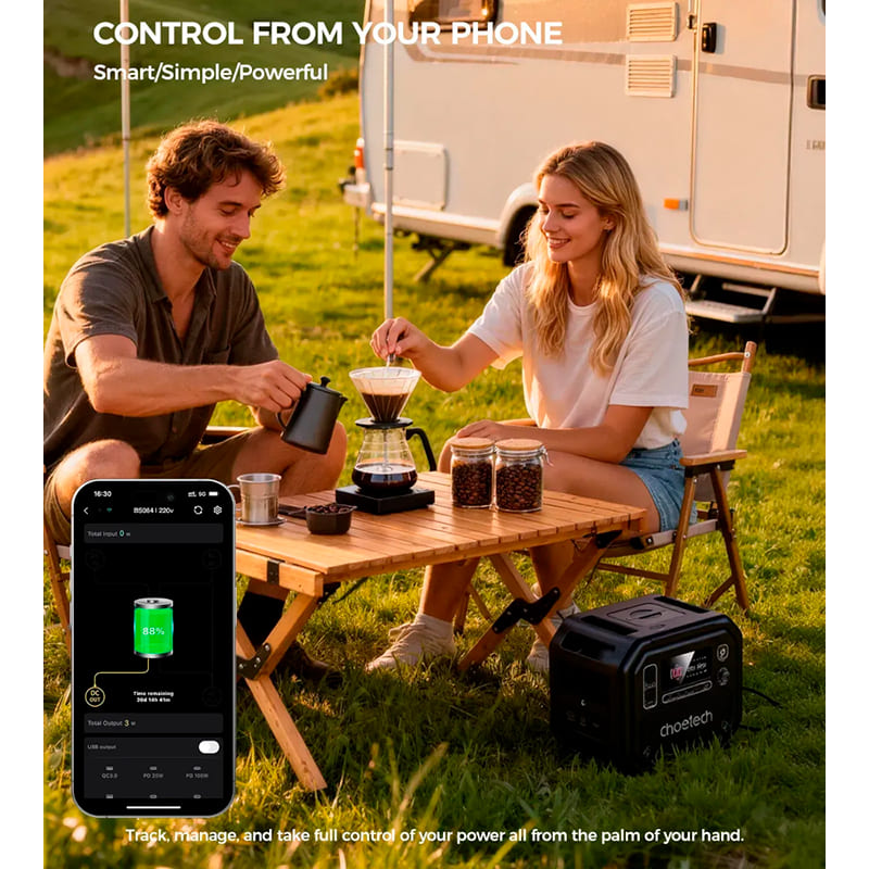 Фото Зарядна станція CHOETECH BS064 2500W/2160Wh