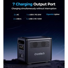 Зарядная станция CHOETECH BS068 1200W/1024Wh