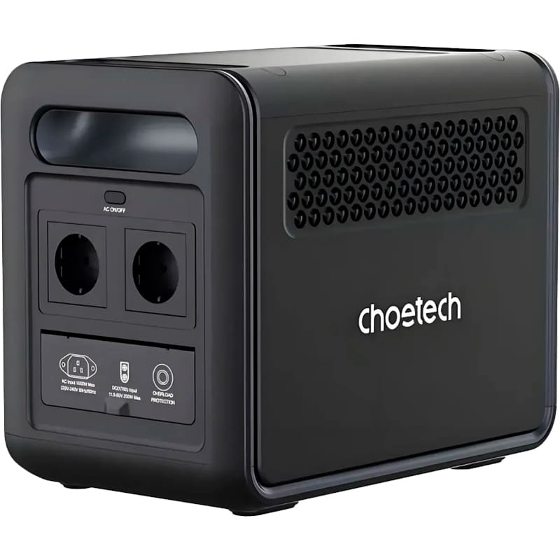 Зарядная станция CHOETECH BS068 1200W/1024Wh Способ зарядки от сети