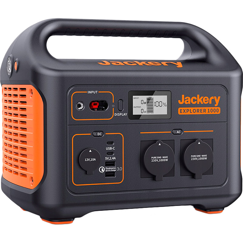 Зарядная станция JACKERY Explorer 1000 Способ зарядки от автомобильной зарядки