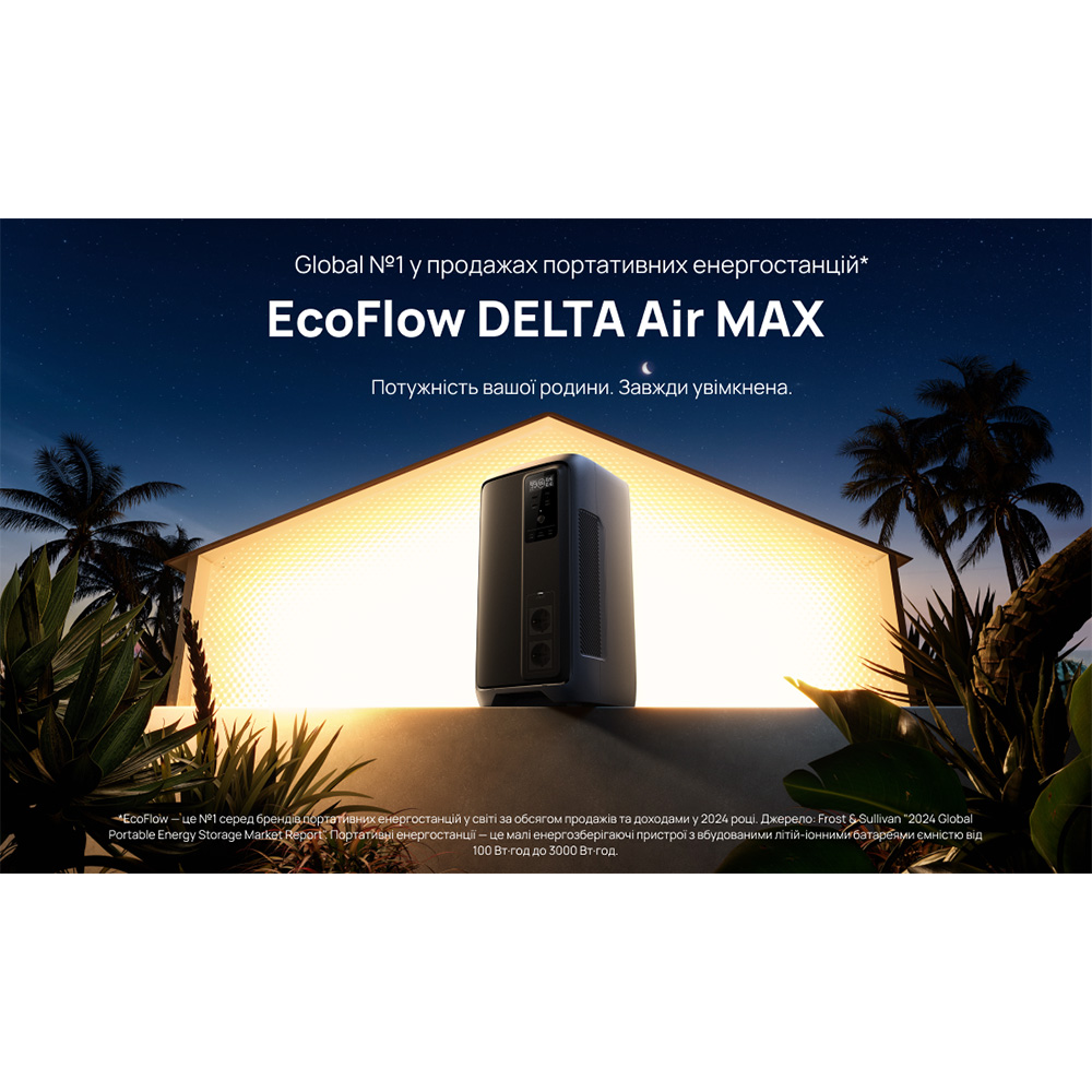 Зарядная станция ECOFLOW DELTA 3 2000 Air (EFD3A2000-EU) ᐉ купить