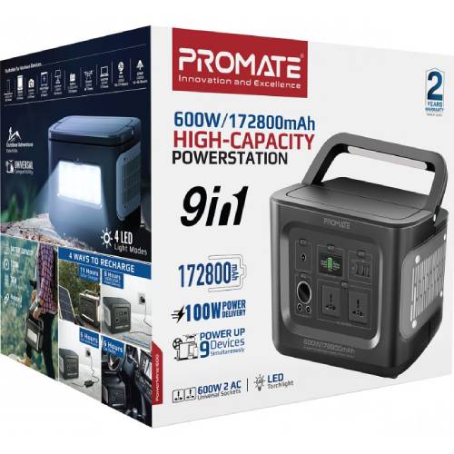 Покупка Зарядная станция PROMATE 178200mAh (powermine-600.black)