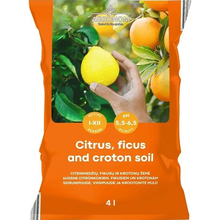 Торфосмесь SEKLOS 904040 Agronom для цитрусовых растений инжира и кротонов 4 л (904040)