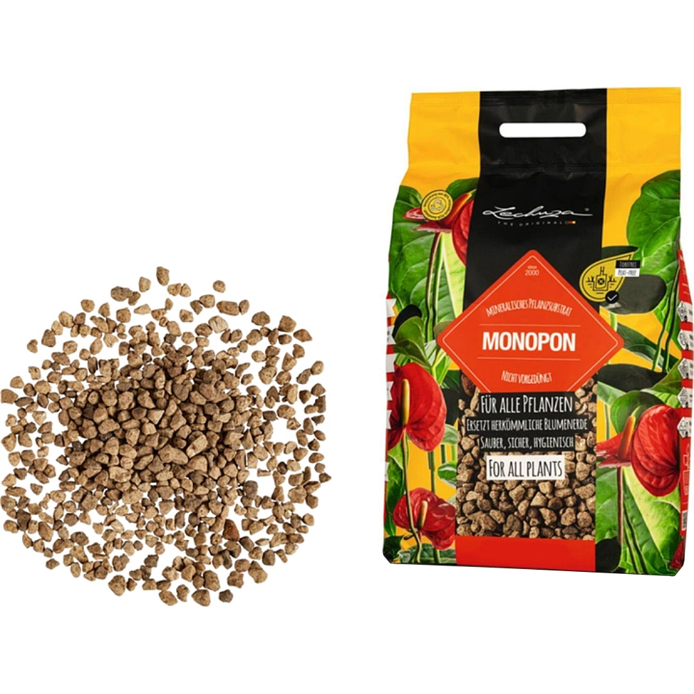 Субстрат LECHUZA MONO PON 6 л (19549) Тип субстрати та ґрунти