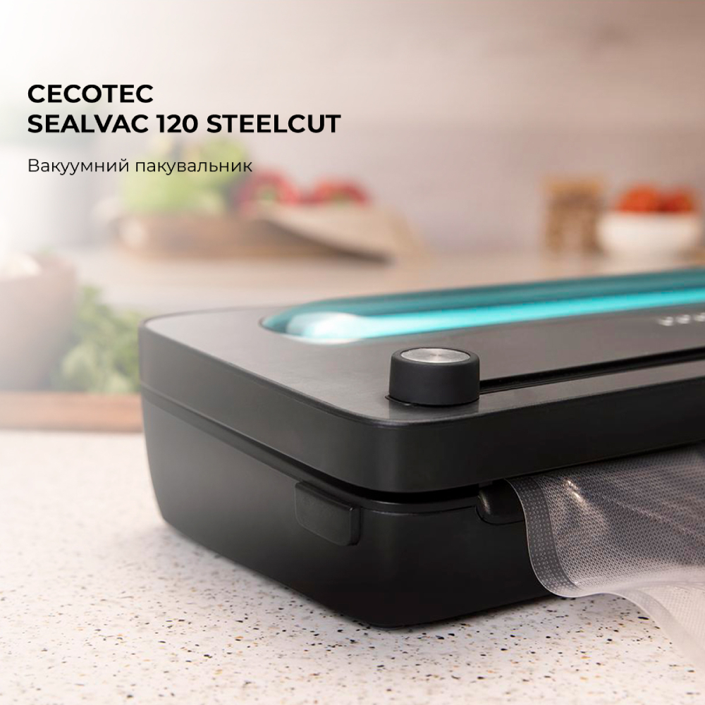 Вакуумний пакувальник CECOTEC SealVac 120 SteelCut (CCTC-04256) Режими роботи вакуумування вологих продуктів