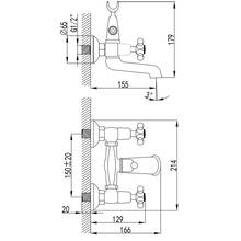 Душовий гарнітур CORSO ARNO 1/2" 9679200 (FE-2C152C)