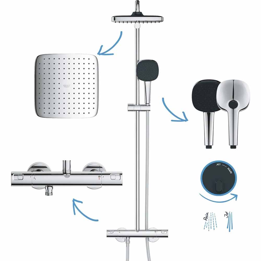 Душевая система Vitalio Start System 250 (26696001)