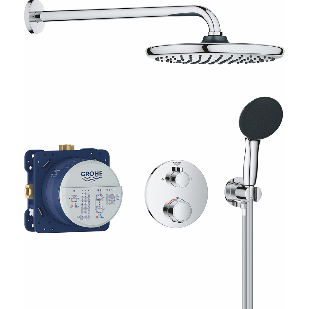 Душевой гарнитур GROHE QuickFix Precision скрытого монтажа с Vitalio Start 250 (34883000)