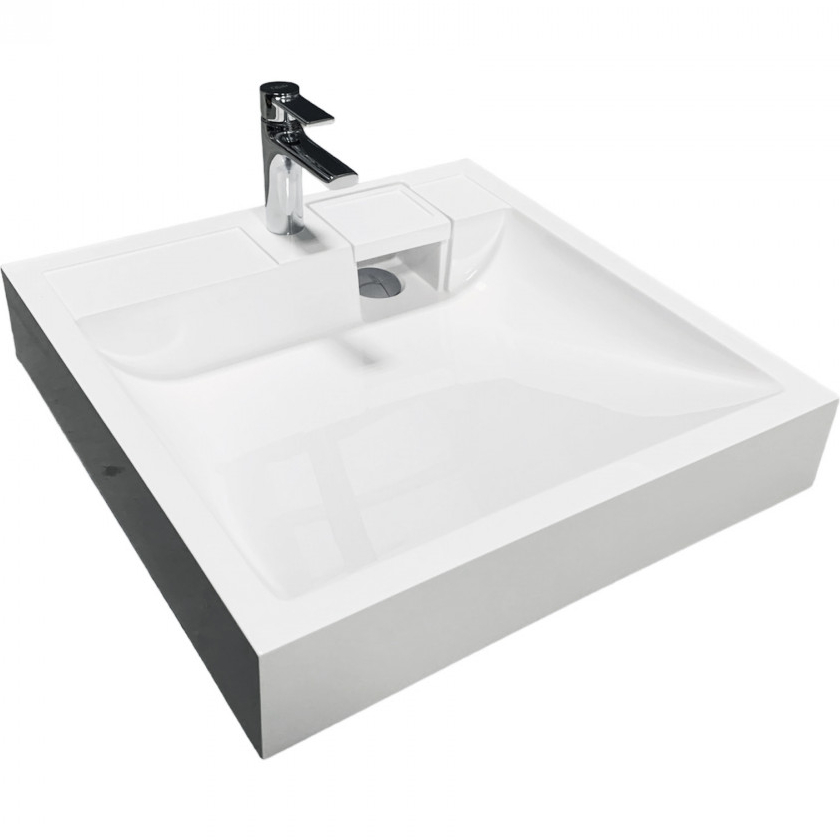 Раковина ADAMANT Washer New Black/White Glossy (4824296202903) Тип встановлення накладні