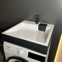 Раковина ADAMANT Washer New Black/White Glossy (4824296202903)