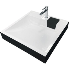 Раковина ADAMANT Washer New Black/White Glossy (4824296202903)