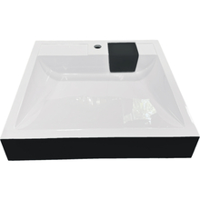 Раковина ADAMANT Washer New Black/White Glossy (4824296202903)