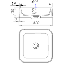 Раковина GRANADO Lalin White (gbs1305)