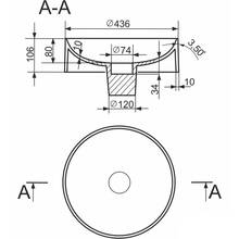 Раковина GRANADO Cati Вlack (gbs0101)