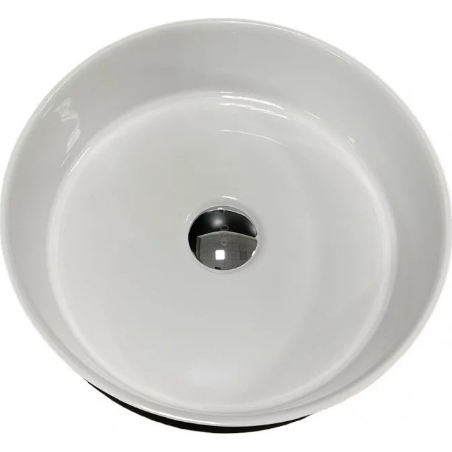 Раковина ADAMANT Arena New Black\White Glossy (100003194) Форма раковины круглая