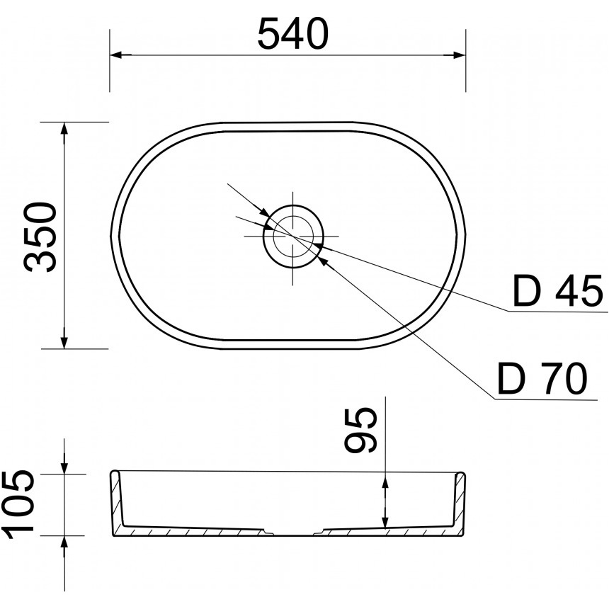 Фото Раковина ADAMANT Beste New White (100002850)