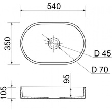 Раковина ADAMANT Beste New White (100002850)
