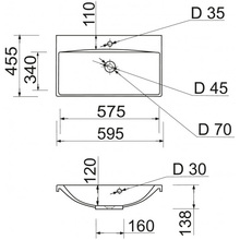 Раковина ADAMANT Emil White (4824296201401)