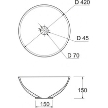 Раковина ADAMANT Kreis White (4824296200601)