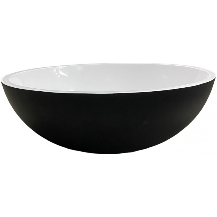 Раковина ADAMANT Kreis Black\White Glossy (100003873) Тип установки накладные