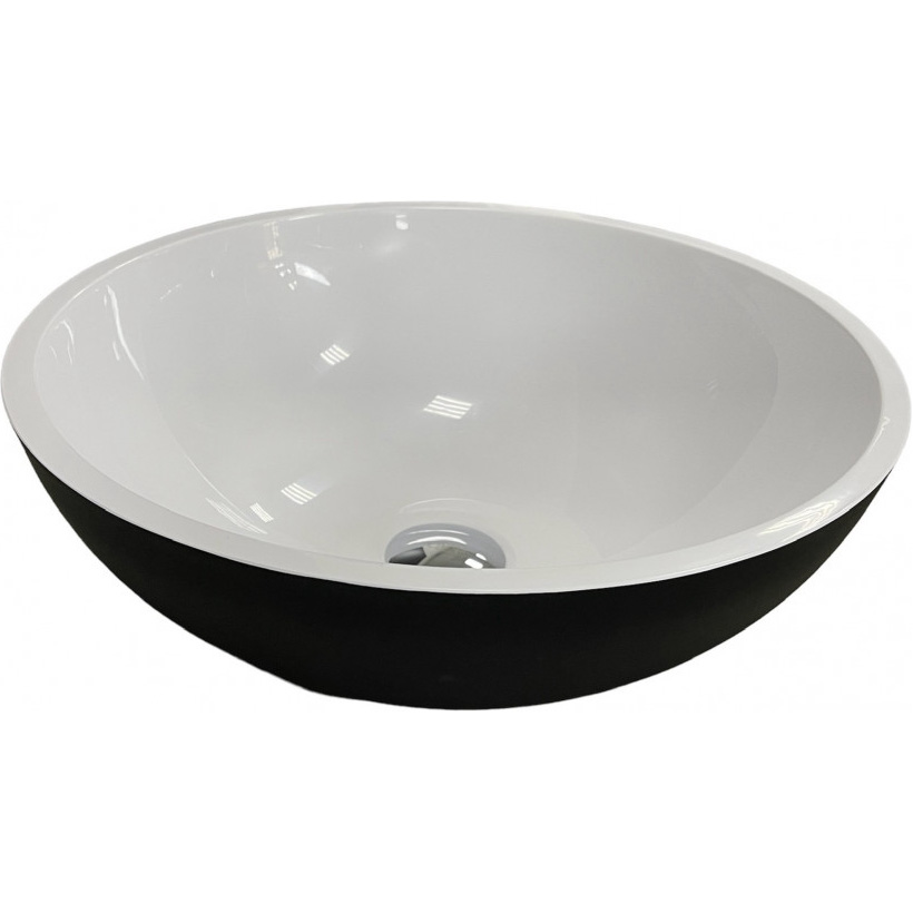 Раковина ADAMANT Kreis Black\White Glossy (100003873)