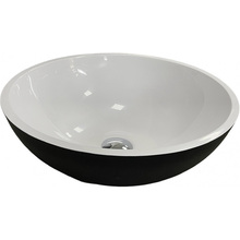 Раковина ADAMANT Kreis Black\White Glossy (100003873)