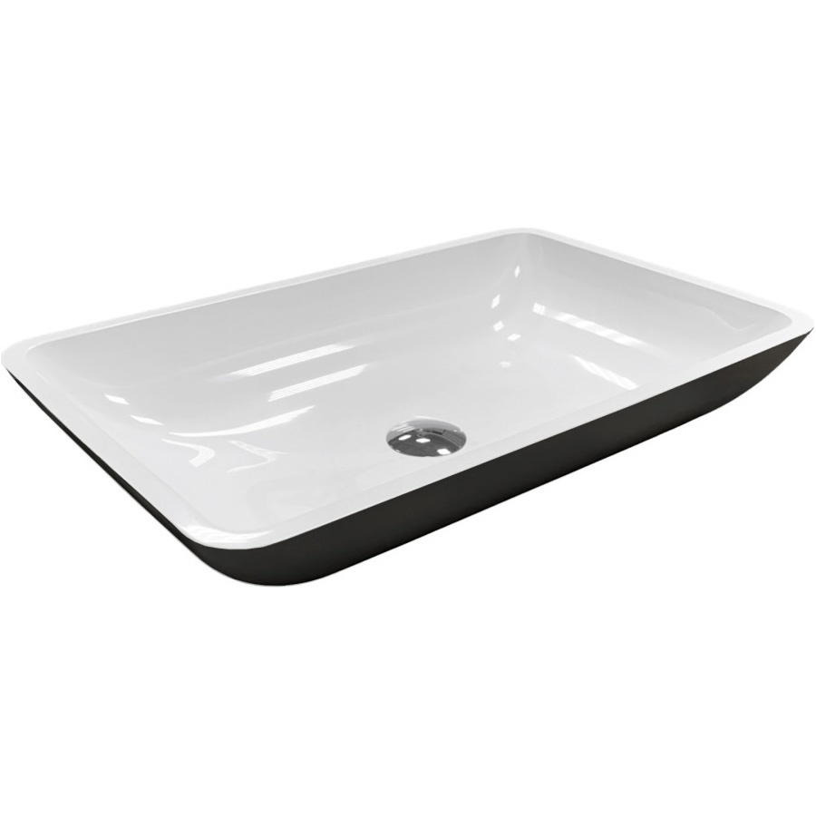 Раковина ADAMANT Black\White Glossy (4824296204009) Тип установки врезные в столешницу