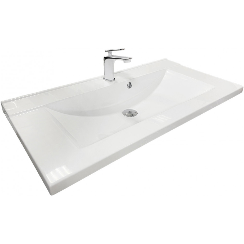 Раковина ADAMANT Quanto White 100 (4824296107201) Тип встановлення накладні