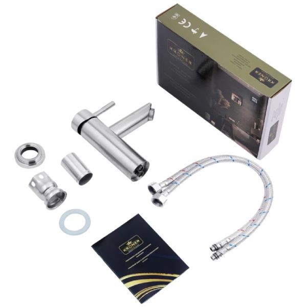 Внешний вид Набор для ванной ADAMANT FLATE 100 White (4824296207601)