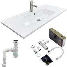 Набор для ванной ADAMANT FLATE 100 White (4824296207601)