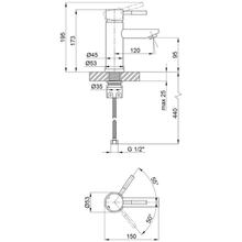 Набор для ванной ADAMANT FLATE 120R White (4824296208501)