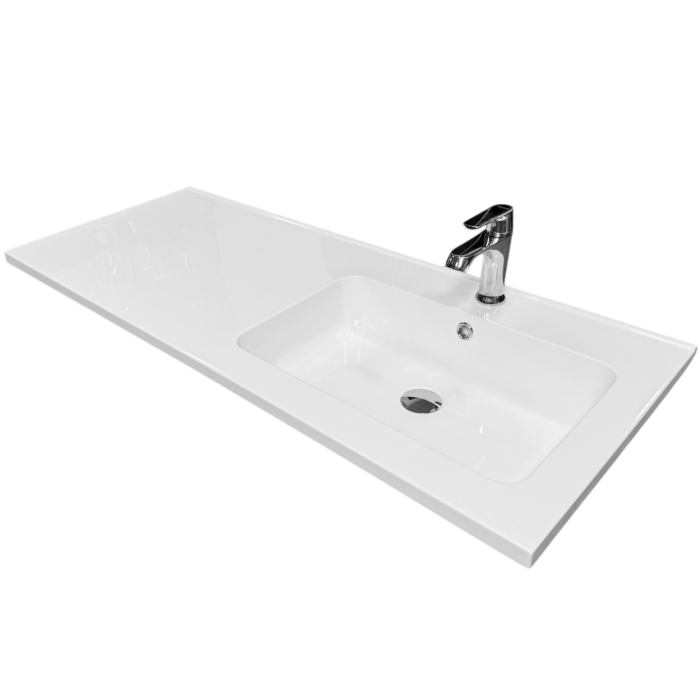 Набор для ванной ADAMANT FLATE 120R White (4824296208501)