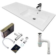 Набор для ванной ADAMANT FLATE 120R White (4824296208501)