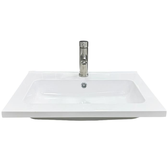 Набор для ванной ADAMANT FLATE 60 White (4824296207701) Материал искусственный камень