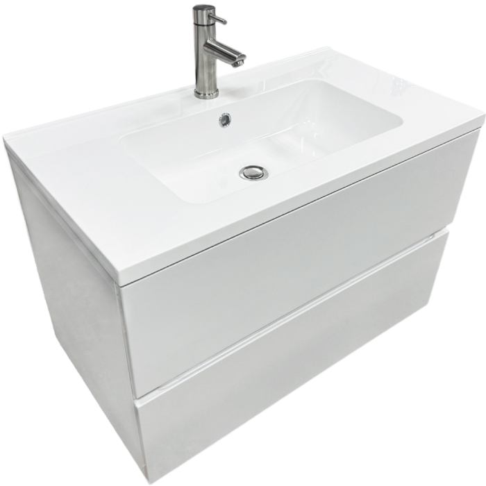 Набор для ванной ADAMANT FLATE 80 White (4824296207801) Отверстие под смеситель есть