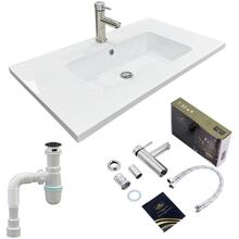 Набор для ванной ADAMANT FLATE 80 White (4824296207801)