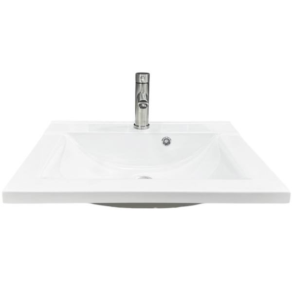 Набор для ванной ADAMANT QUANTO 60 White (4824296208001) Форма раковины прямоугольная