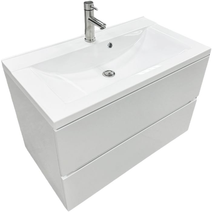 Набор для ванной ADAMANT QUANTO 80 White (4824296208201) Отверстие под смеситель есть